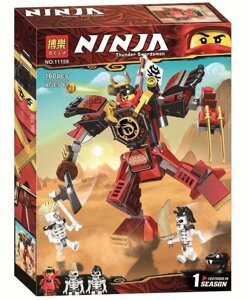 11159 Конструктор Huada Toys BELA Ninja Робот-самурай 160 деталей