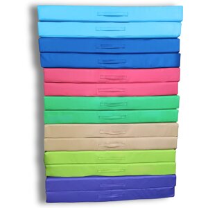 Мат спортивний гімнастичний складаний 1,0х2,0м - дві секції