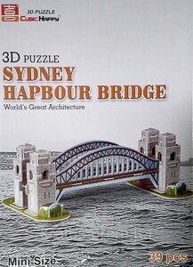 668-7 3D пазл міні «Сіднейський міст»