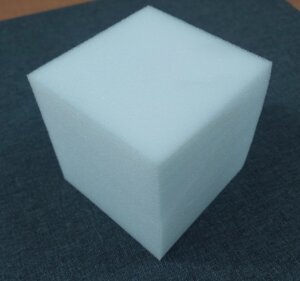 Дитячі кубики-пуфи поролонові для ігрових кімнат 10х10х10 см 1 см