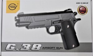 Дитяча іграшка пістолет металу G. 38 (Glock)