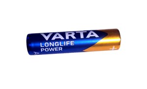 Батарейка лужна Varta Longlife Power AAA BLI 4 (1 шт.)