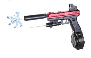 Пістолет GLOCK 19 оптичний приціл, лазер, 2 режими, 3 магазини, від акумулятора 7.4 V, 817-2