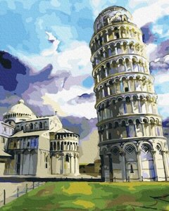 Картина за номерами без коробки Paintboy Пізанська вежа 40х50см (GX 35506)