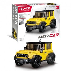 Конструктор Iblock Toyota FJ Cruiser жовтий, 335дет. (PL-921-305)