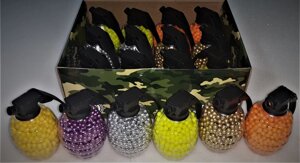 800 Кульки (шари) пластикові різнобарвні в гранаті 1000 шт. 6 мм