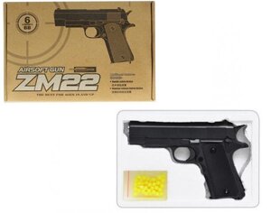 Дитячий іграшковий пістолет металевий ZM22