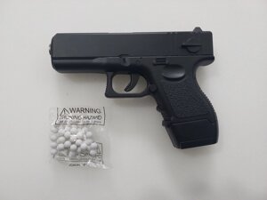 Страйкбольний пістолет Galaxy металевий G. 16 ( glock 17 mini)
