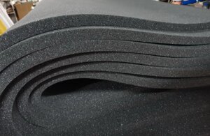 Поролон листової темно-сірий 1х2м товщина 15мм