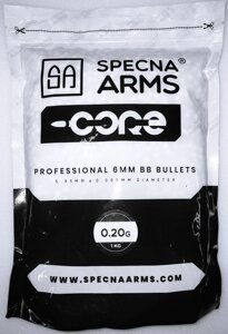 Кульки (кулі) пластикові Spesna Arms 0,2 гр страйкбольні шліфовані 6мм 5000шт.