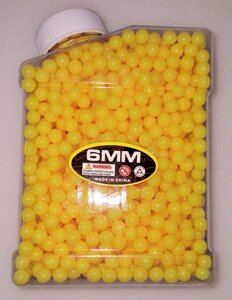 Кульки (шари) пластикові в боксі 1500 шт. 6 мм