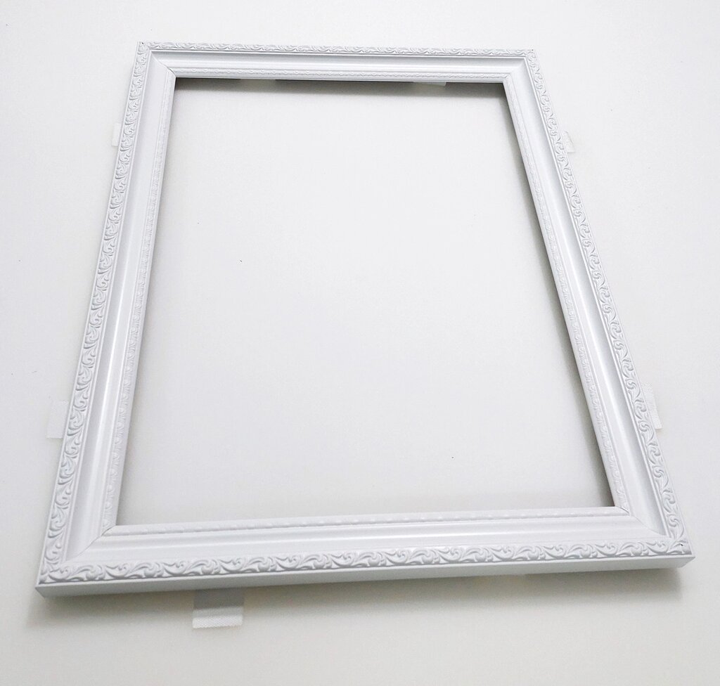 Рамка для картин за номерами Біла 40х50см (БЛ1 40x50) без скла від компанії Кратус - фото 1