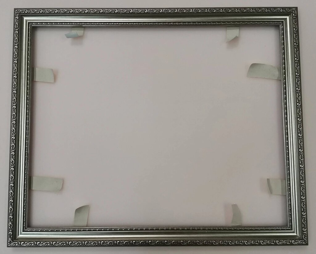 Рамки для картин за номерами Платина 1 40х50см (П1 40x50) без скла від компанії Кратус - фото 1