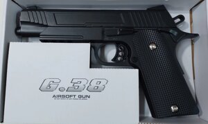 Страйкбольний пістолет Galaxy металевий G. 38