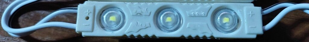 Світлодіодний модуль DC12V 3x2835 1,5W яскравий білий від компанії Кратус - фото 1