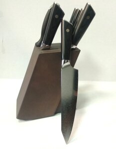 Набор ножей из дамасской стали Damascus DK-LKB 5000 VG-10 сталь 67 слоев 10 предметов