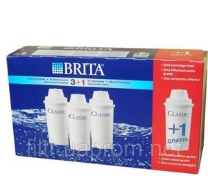 Brita Classic 3+1 картридж в упаковці з 4-х штук