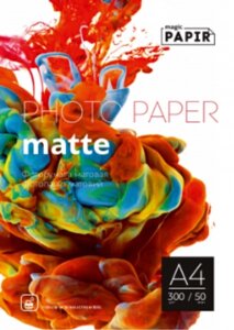 Фотопапір A4 Matte Paper 300g 50 л Magic-PAPIR