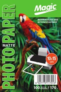 Фотопапір Magic 10*15 см матова Photo Paper 170g 100л