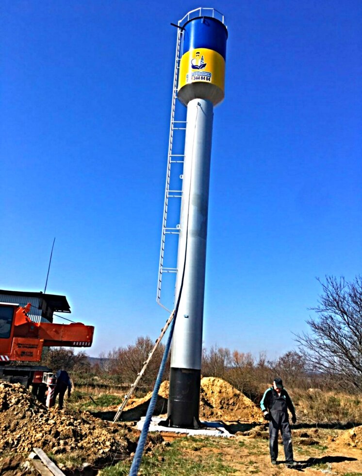 Виробництво та монтаж водонапірніх веж Рожновського 15 м3 від компанії ТОВ "Укргідромонтаж" - фото 1