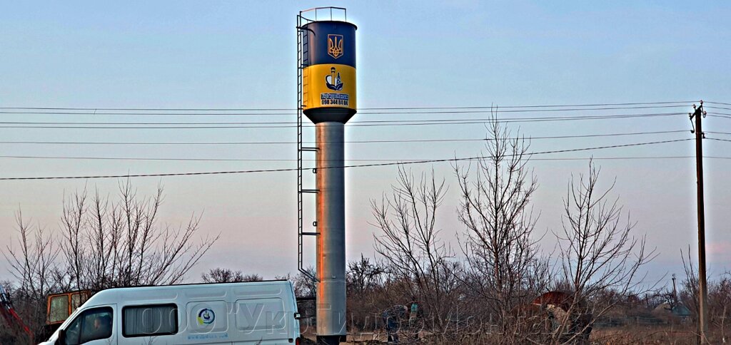 Виробництво водяних башт 15 м. Куб, Монтаж та установка ROGNSKY Towers від компанії ТОВ "Укргідромонтаж" - фото 1