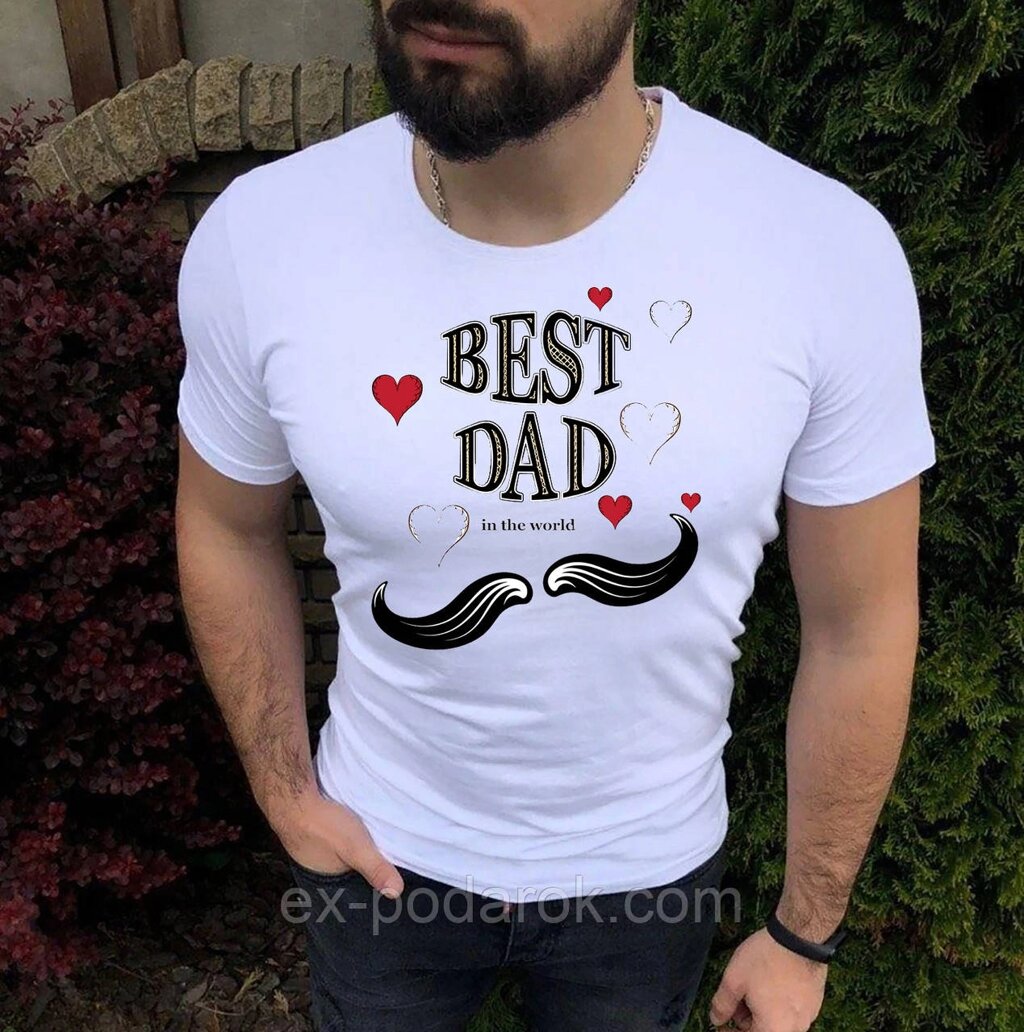 Футболка для Папи "Best dad" від компанії Інтернет-магазин "eXlusiv" - фото 1