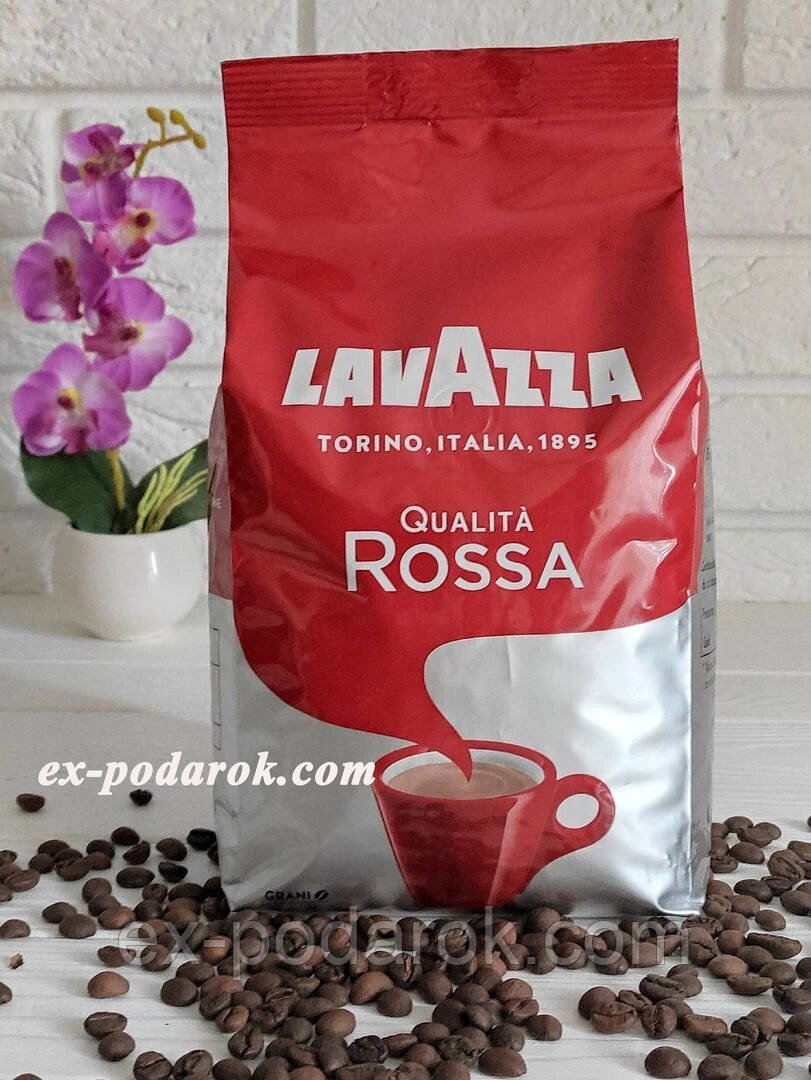 Кава Lavazza Qualita Rossa в зернах 1 кг від компанії Інтернет-магазин "eXlusiv" - фото 1