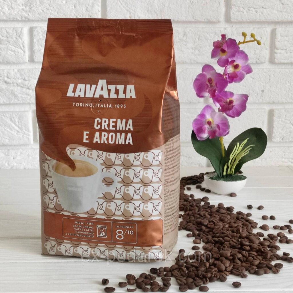 Кава в зернах Lavazza Crema e Aroma 1 кг від компанії Інтернет-магазин "eXlusiv" - фото 1