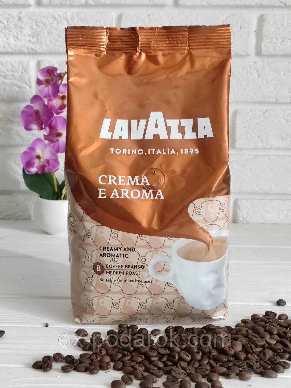 Кава в зернах Lavazza Crema e Aroma 1 кг від компанії Інтернет-магазин "eXlusiv" - фото 1