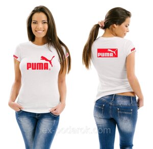 Жіноча футболка Пума ( двостороння). Футболка PUMA