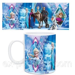 Чашка для девочки Frozen disney . Кружка Холодное сердце