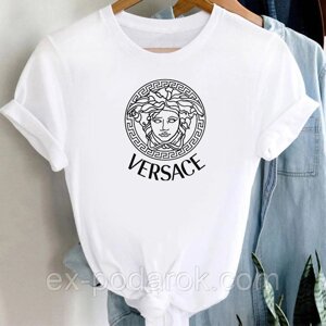 Женская футболка Версаче. Женская футболка Versace