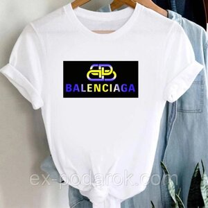 Жіноча футболка Баленсіага "Balenciaga". Друк на футболках.