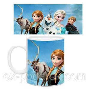 Чашка Frozen disney . Кружка Холодное сердце