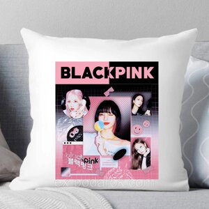 Подушка Black Pink. Подушка Блекпинк 07