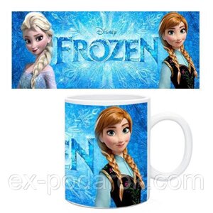 Чашка Frozen. Кружка Холодное сердце Анна и Ельза