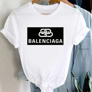 Жіноча футболка Баленсіага "Balenciaga" біла