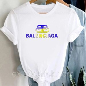 Жіноча футболка Баленсіага "Balenciaga". Бренд, логотип