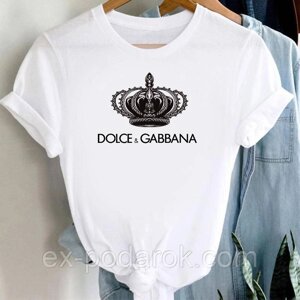 Стильна жіноча футболка Дольче Габбана. Футболка dolce & gabbana