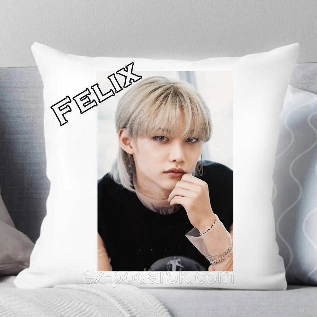 Подушка Felix Stray Kids. Подушка Фелік Стрей Кідс від компанії Інтернет-магазин "eXlusiv" - фото 1