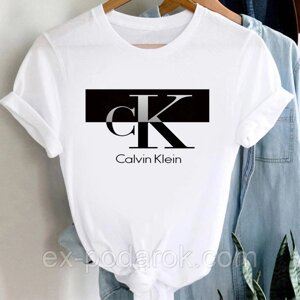 Стильна жіноча футболка Calvin Klein (Кельвін Кляйн)