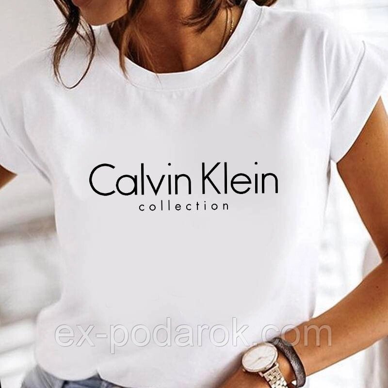 Жіноча футболка Кельвін Кляйн Calvin Klein від компанії Інтернет-магазин "eXlusiv" - фото 1