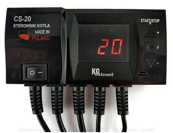 Автоматика KG Elektronik CS-20 для котла на твердому паливі від компанії Твердопаливні котли Ідмар ТОВ "Топтермо Групп" - фото 1