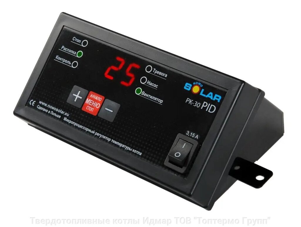 Контролер для котла Nowosolar PK-30 PID від компанії Твердопаливні котли Ідмар ТОВ "Топтермо Групп" - фото 1