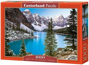 Castorland Puzzle 1000. Jewel of the Rockies, Canada / Озеро серед гір
