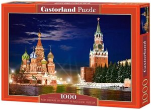 Castorland Puzzle 1000. The Red Square by night in Moscow, Russia / Червона площа у Москві вночі