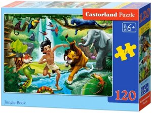 Castorland Puzzle 120 midi. Jungle Book / Книга джунглів