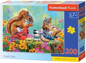 Castorland Puzzle 200. Snack Time / Час перекусити