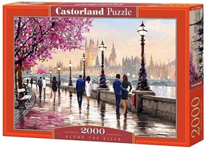 Castorland Puzzle 2000. Along the River / Вздовж річки