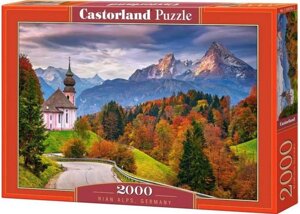 Castorland Puzzle 2000. Rian Alps, Germany / Осінь в баварських Альпах